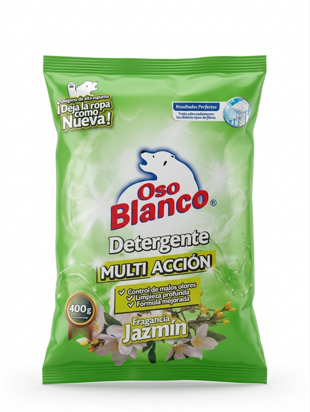 OSO BLANCO DET EN POLVO (JAZMIN) 400G X 20