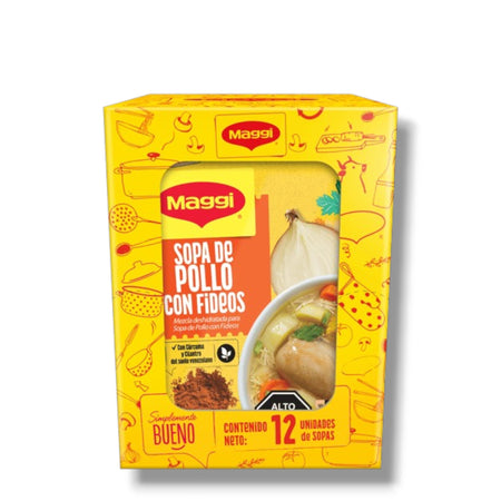 MAGGI SOPA DE POLLO CON FIDEOS 62G X 12