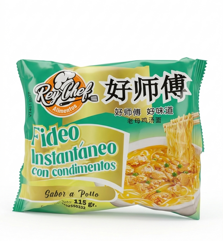 REY CHEF FIDEOS INS. (POLLO) 115G X 24