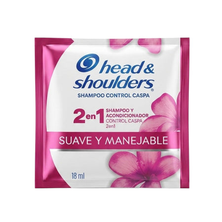 H&S SHAMPOO SOBRE ROSADO 18ML X 12