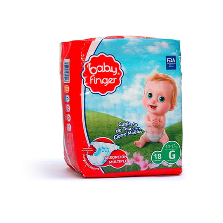 BABY FINGER PAÑAL G (18U) X 12