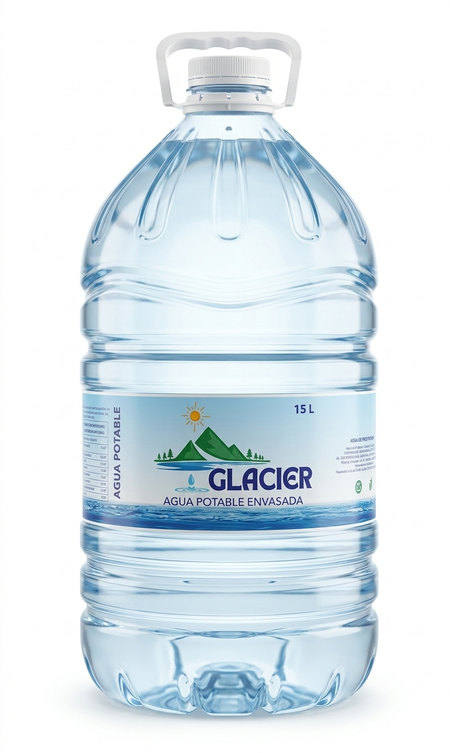 GLACIER AGUA POTABLE 15l X 1