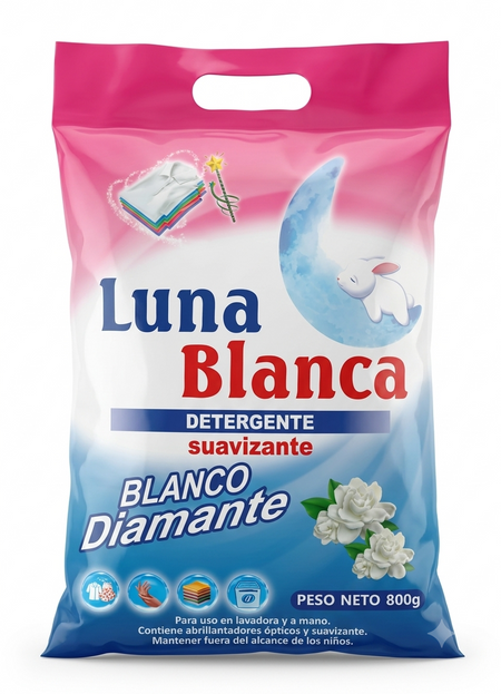 LUNA DETERGENTE EN POLVO 800G X 15