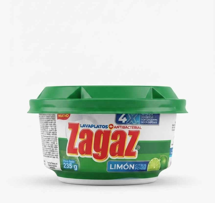 ZAGAZ LAVAPLATOS EN CREMA 235G X 24
