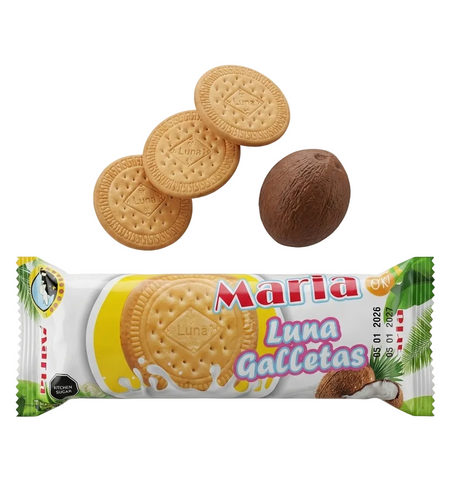 LUNA GALLETAS MARIA COCO 150G X 10