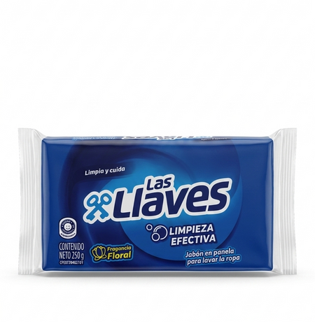 LAS LLAVES JABON AZUL 250G X 36