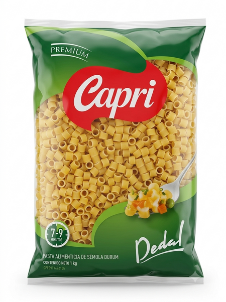 PASTA CAPRI DEDAL 1KG X 12