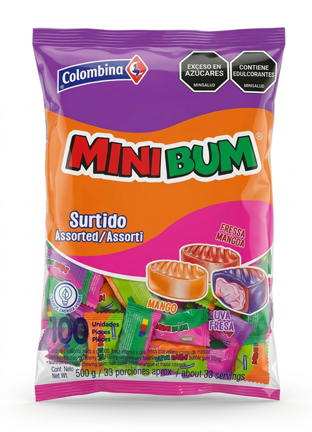 MINI BUM CARAMELOS (100U) X 1