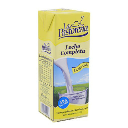 LA PASTOREÑA LECHE COMPLETA 1L X 12