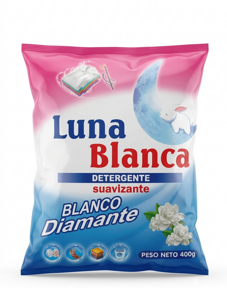 LUNA DETERGENTE EN POLVO 400G X 30
