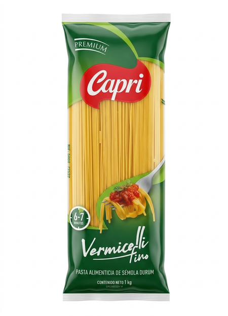 PASTA CAPRI VERMICELLI 1KG X 12