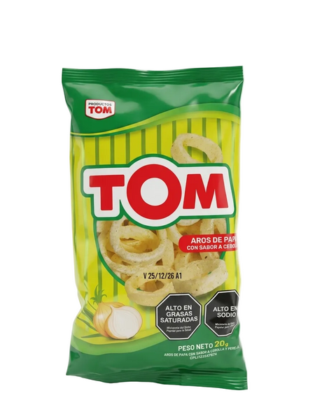TOM AROS DE PAPAS/CEB 20G X 10