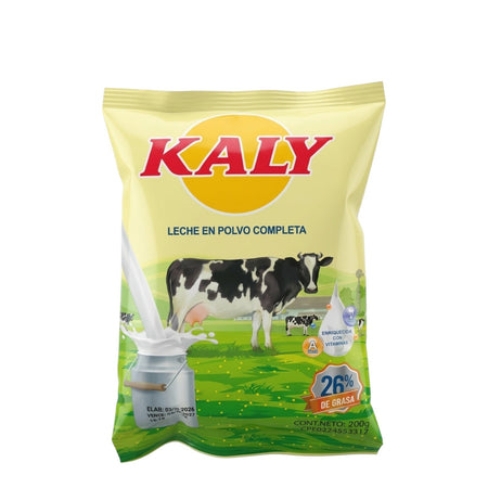 KALY LECHE EN POLVO COMPLETA 200G X 36