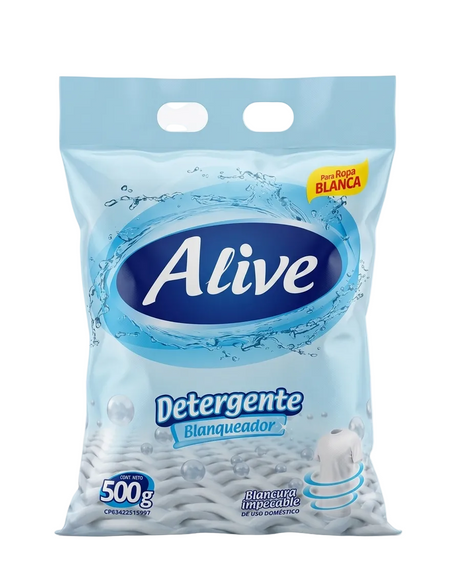ALIVE DET EN POLVO (BLANQUEADOR) 500G X 24