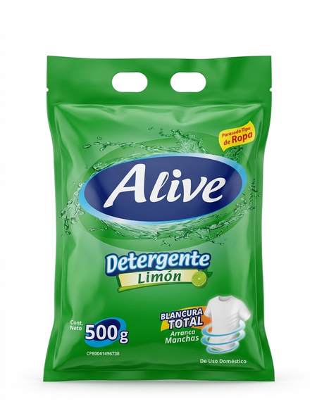 ALIVE DET EN POLVO (VERDE) 500G X 24