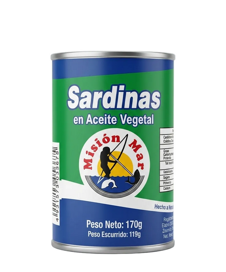MISION MAR SARDINA (ACEITE) 170G X 24