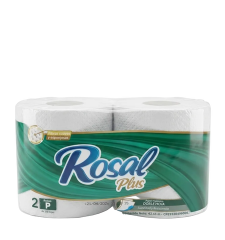 ROSAL PAPEL HIGIENICO 215H 2R X 24