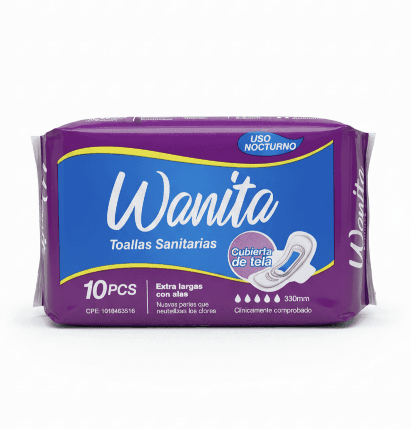 WANITAS TOALLAS NOCHE 10UND X 32
