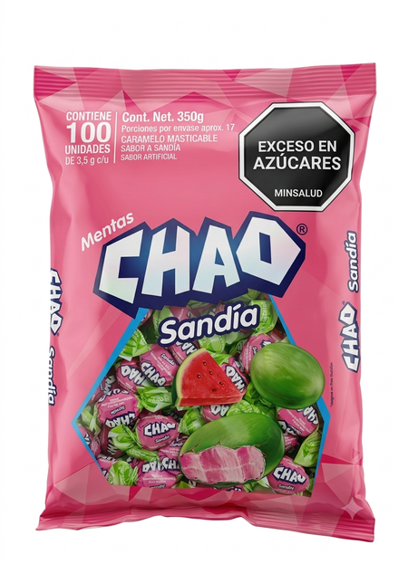 CHAO CARAMELOS SANDIA (100U) X 1