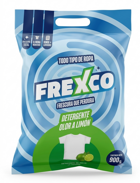 FREXCO DET EN POLVO (LIMON) 900G X 12