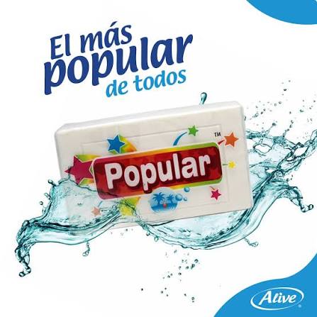 POPULAR JABON BLANCO 150G X 72