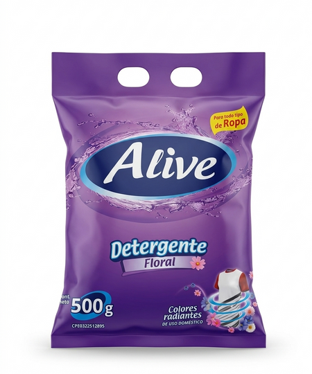 ALIVE DET EN POLVO (MORADO) 500G X 24
