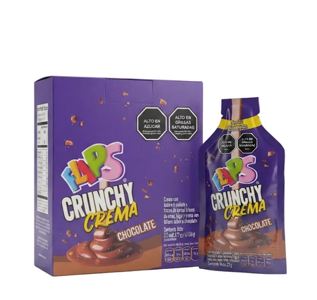 FLIPS CRUNCHY CREMA 27G X 12