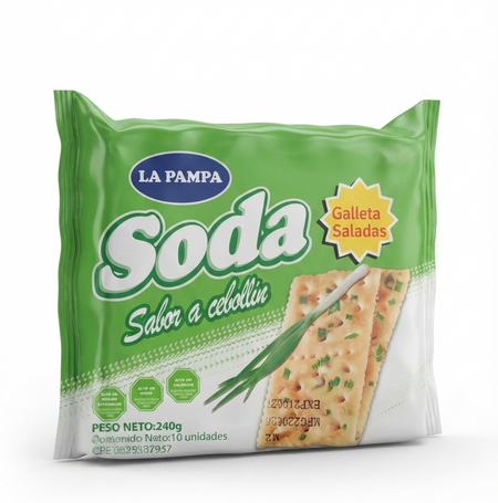 LA PAMPA SODA CEBOLLIN 240G X 12