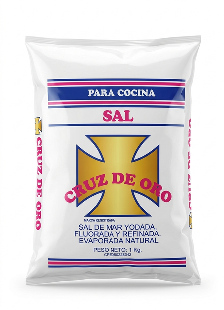 CRUZ DE ORO SAL 1KG X 20
