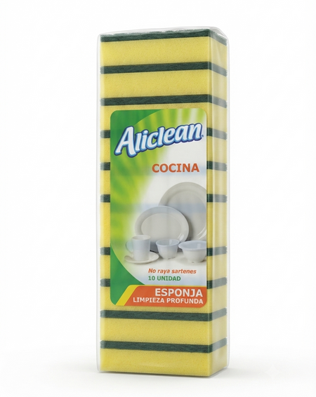 ALICLEAN ESPONJA DOBLE USO X 10