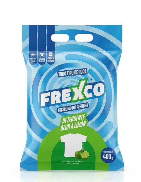 FREXCO DET EN POLVO (LIMON) 400G X 24