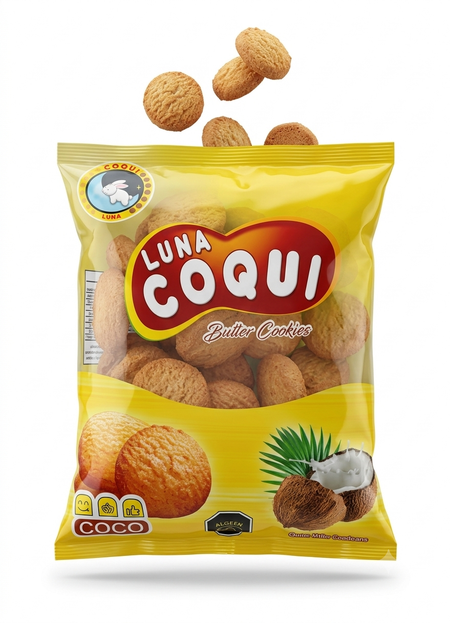 LUNA GALLETAS COQUI COCO 150G X 40
