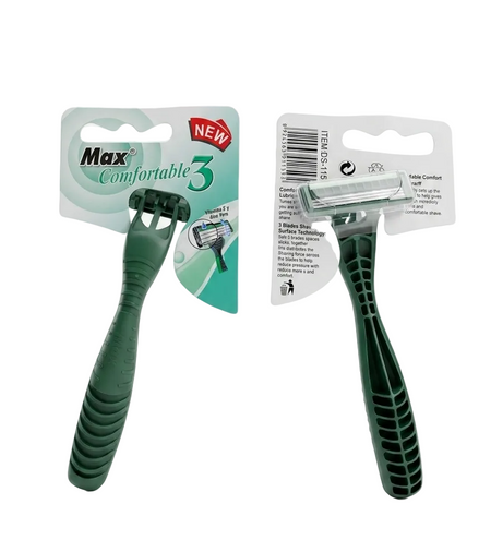 MAX AFEITADORA (VERDE) 3H X 12