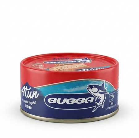 BUBBA ATUN ENTERO EN ACEITE 170G X 48