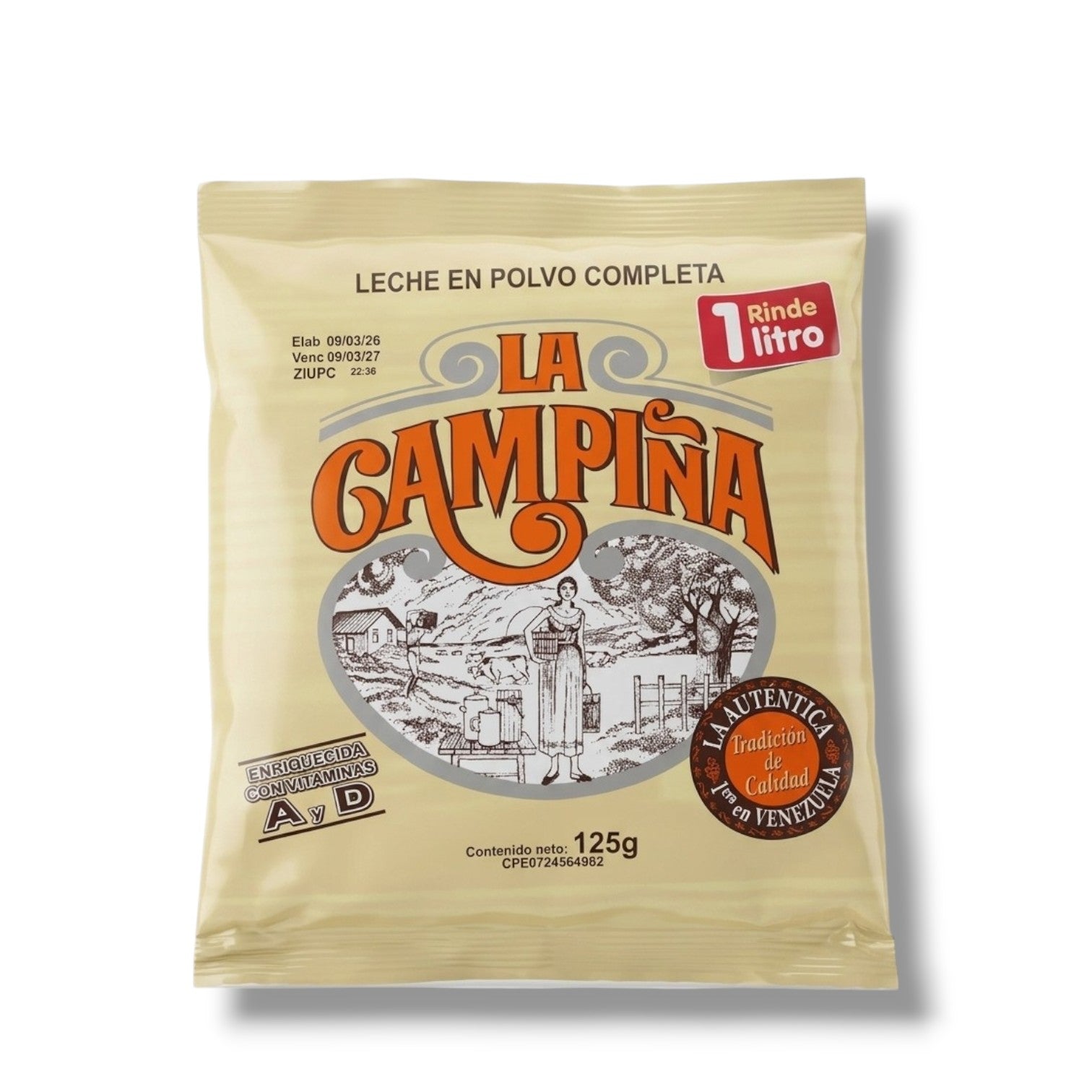 LA CAMPIÑA LECHE 125G X 24