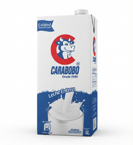 CARABOBO LECHE ENTERA 1L X 12