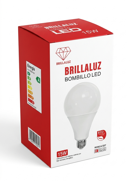 BRILLALUZ BOMBILLO LED 15W X 100