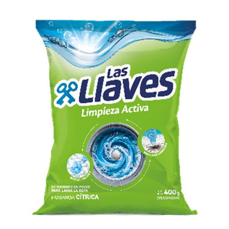 LAS LLAVES DET EN POLVO (CITRICA) 400G X 16