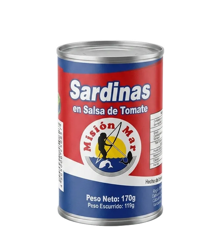 MISION MAR SARDINA (TOMATE) 170G X 24