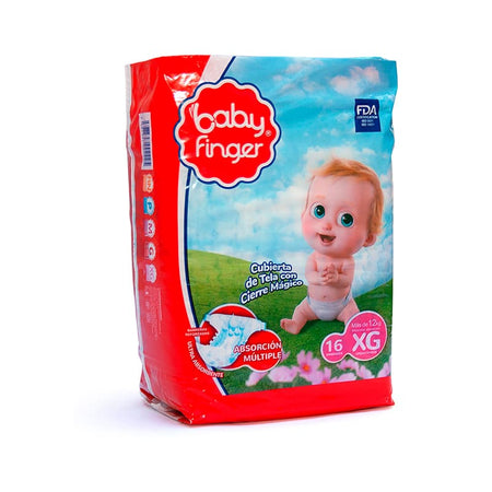 BABY FINGER PAÑAL XG (16U) X 12