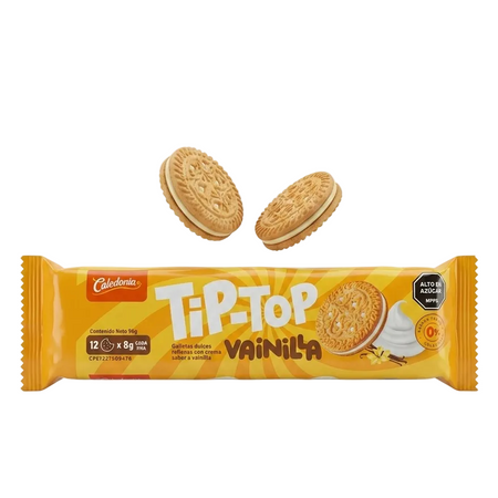 TIPTOP GALLETAS (VAINILLA) 96G X 48